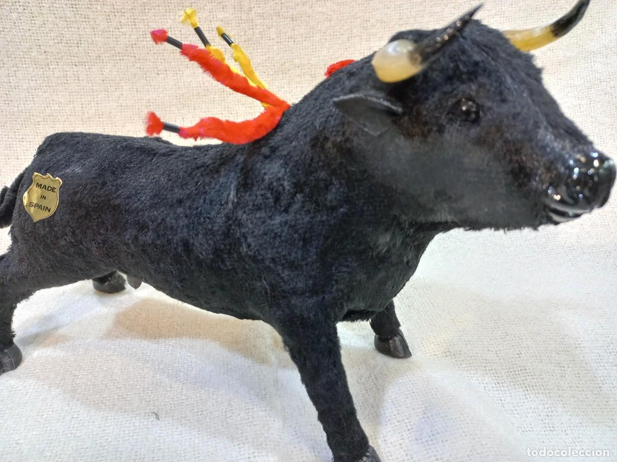 Tauromaquia: TORO &uml;MAR&Iacute;N&uml; 33cm (flocado-pelo) - Foto 1