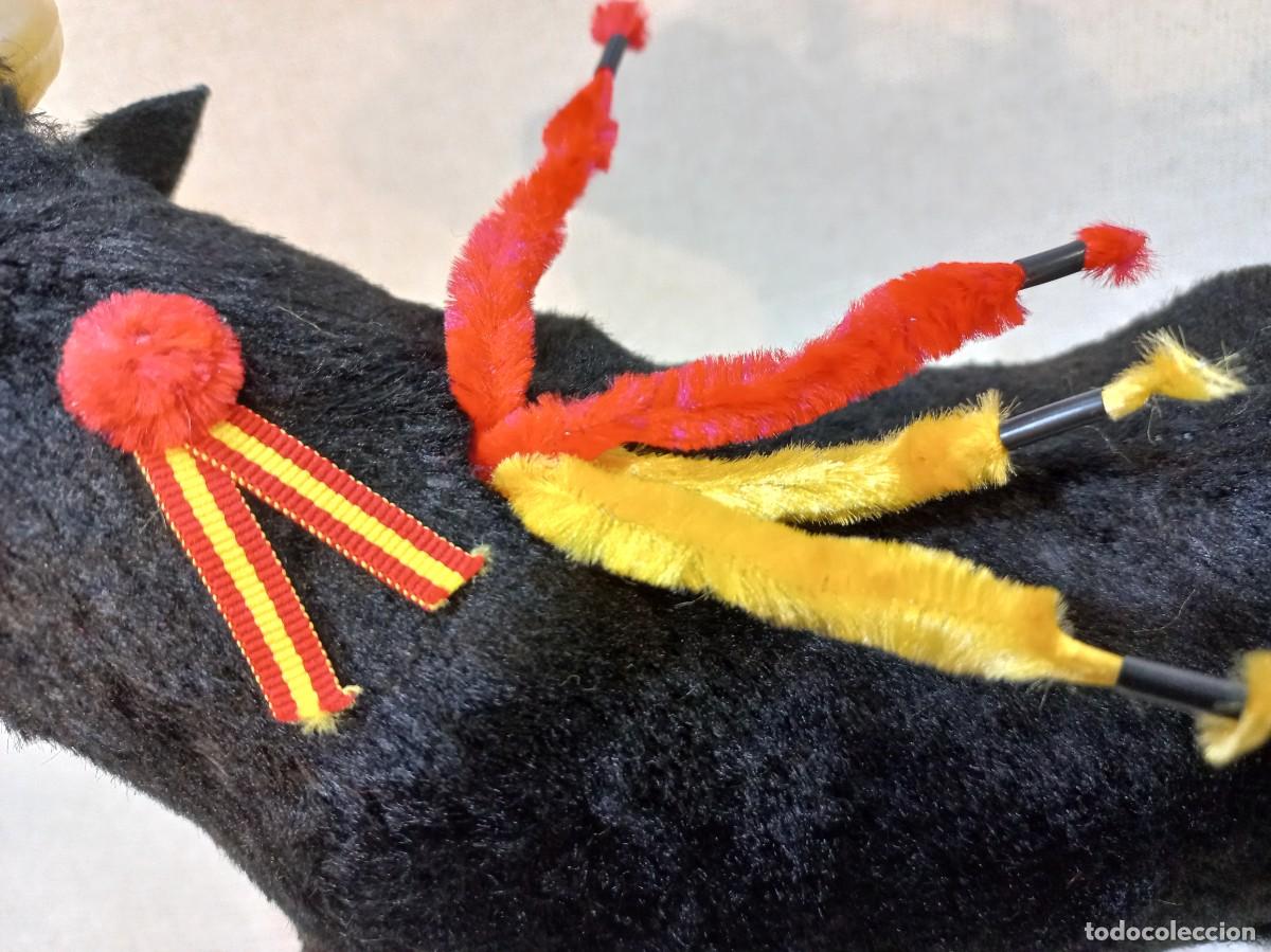 Tauromaquia: TORO &uml;MAR&Iacute;N&uml; 33cm (flocado-pelo) - Foto 7