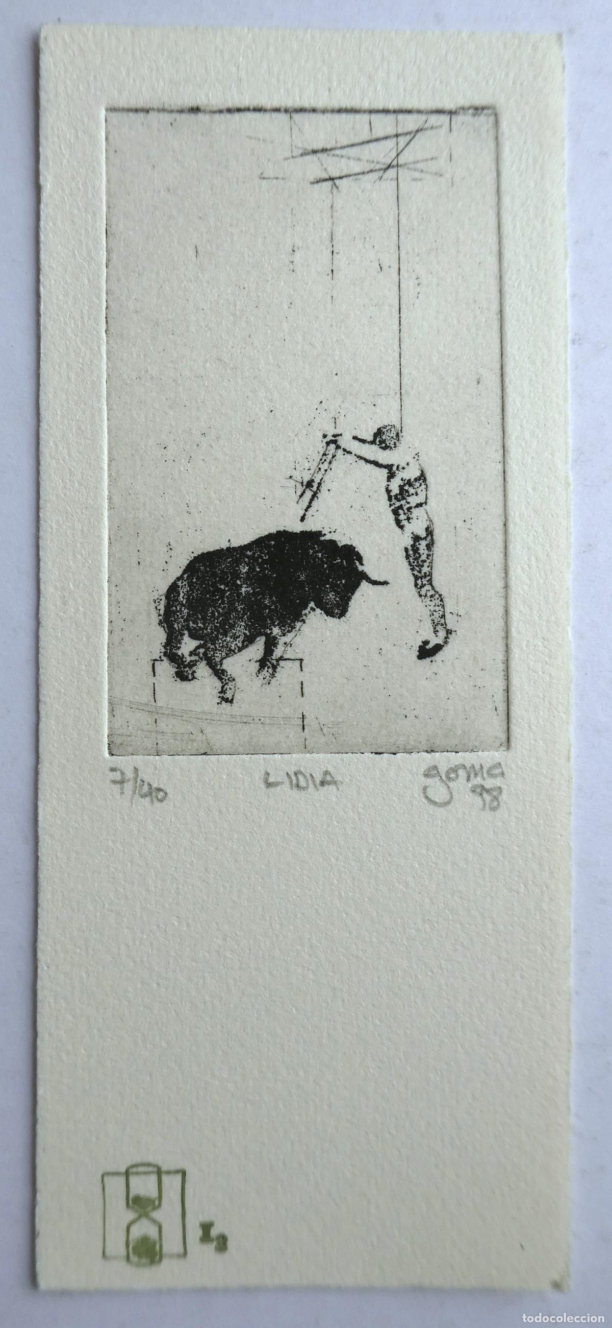 Tauromaquia: Bonito Grabado LIDIA - Foto 2