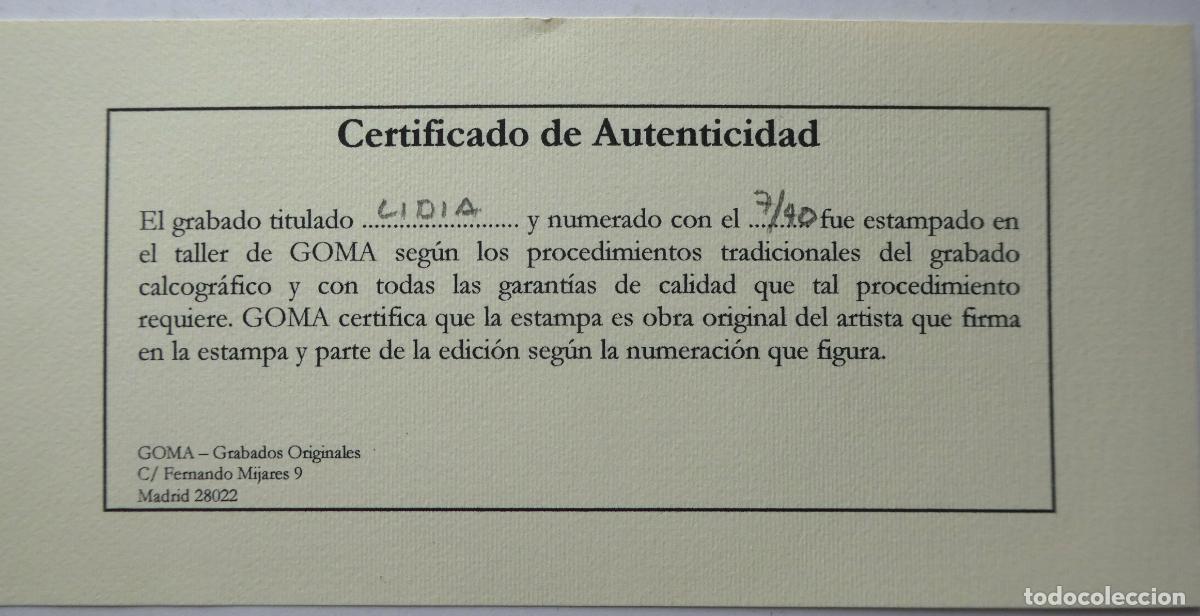 Tauromaquia: Bonito Grabado LIDIA - Foto 3