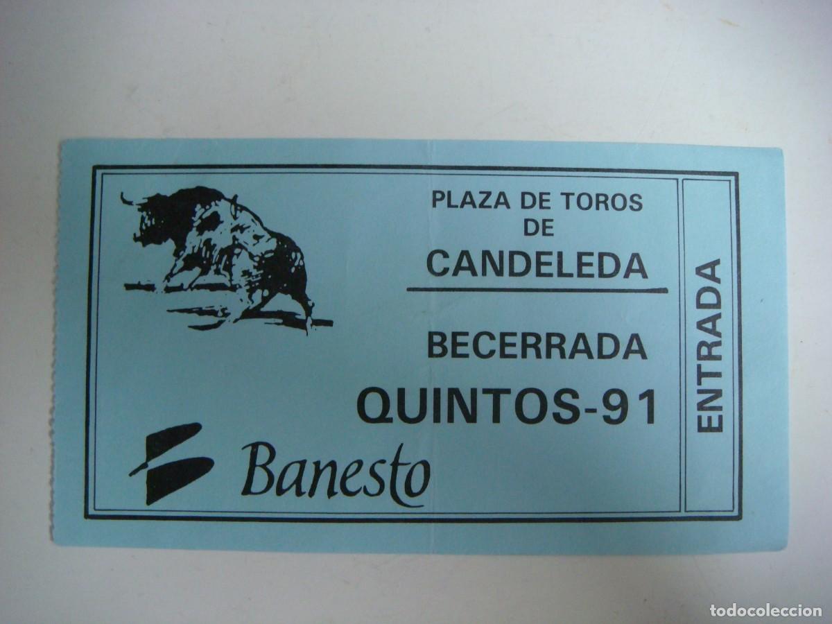 Tauromaquia: ENTRADA DE TOROS DE CANDELARIA BECERRADA QUINTOS-91-CAJ-B-N&ordm;-5-SOB-N&ordm;-1