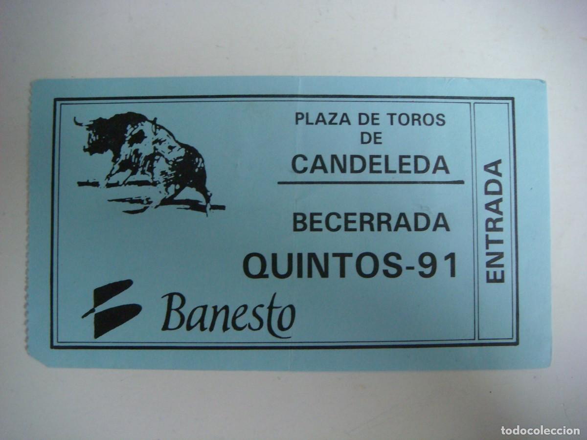 Tauromaquia: ENTRADA DE TOROS DE CANDELARIA BECERRADA QUINTOS-91-CAJ-B-N&ordm;-5-SOB-N&ordm;-1