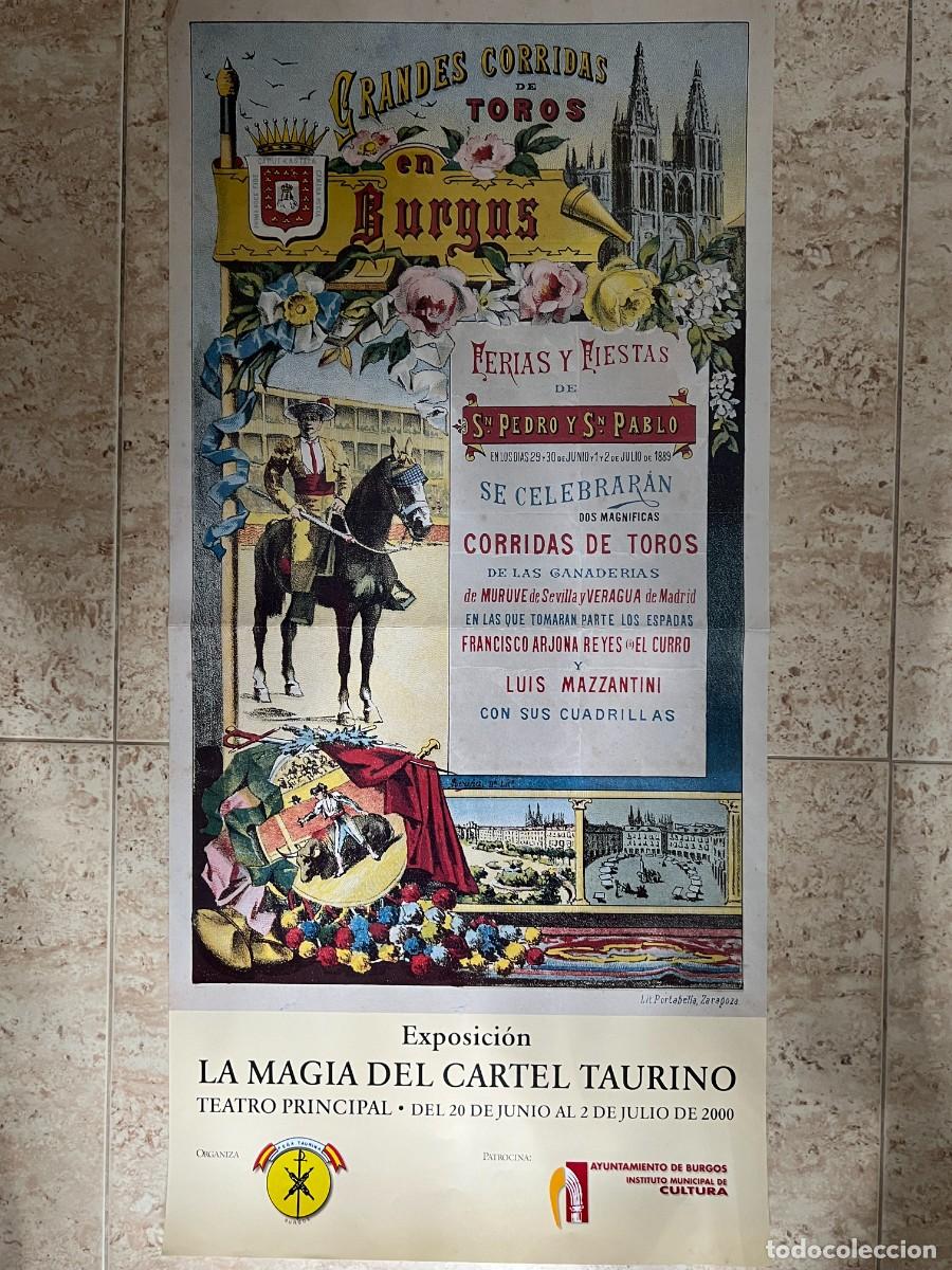 Tauromachie: CARTEL.PLAZA TOROS BURGOS. 2000. GANADERIA MURUVE. LUIS MAZZANTINI. FCO. ARJONA REYES