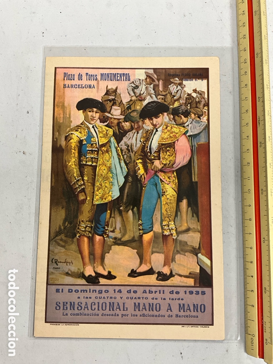 folleto de mano corrida 14 de abril 1935 en la - Compra venta en  todocoleccion