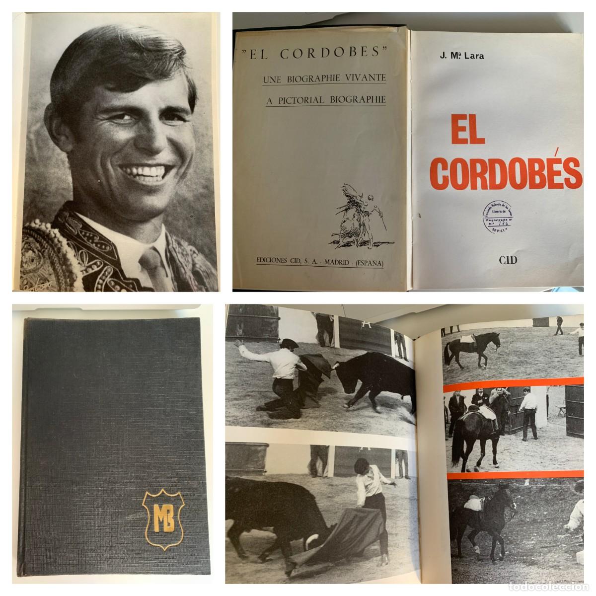Tauromaquia: ''EL CORDOBES''. J.M. LARA. 1965. INCLUYE CUADERNILLO FRANCES E INGLES. FAM4