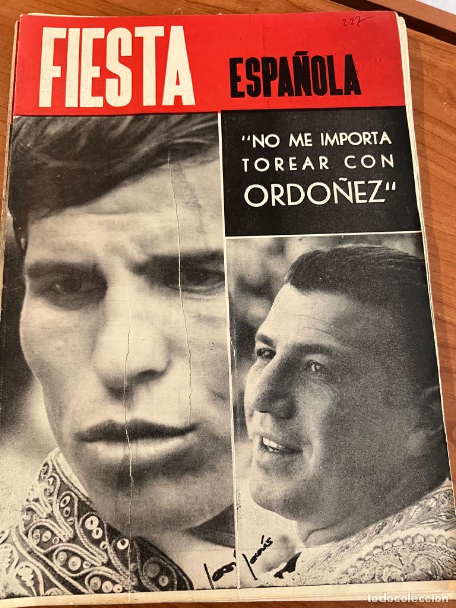 Tauromaquia: REVISTA FIESTA ESPA&Ntilde;OLA. N&deg; 227. OCTUBRE 1965. NO ME IMPORTA TOREAR CON ORD&Oacute;&Ntilde;EZ.