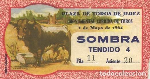 Tauromaquia: ENTRADA DE LA PLAZA DE TOROS DE JEREZ, 1 DE MAYO DE 1964. ENTRATORO-393