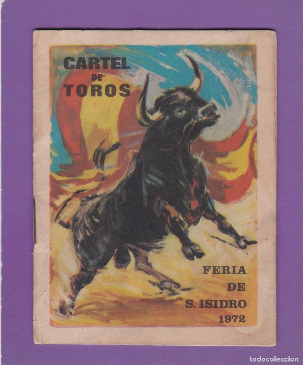 Tauromaquia: FERIA DE S. ISIDRO 1972. CARTEL DE TOROS LIBRITO, CON GANADERIAS