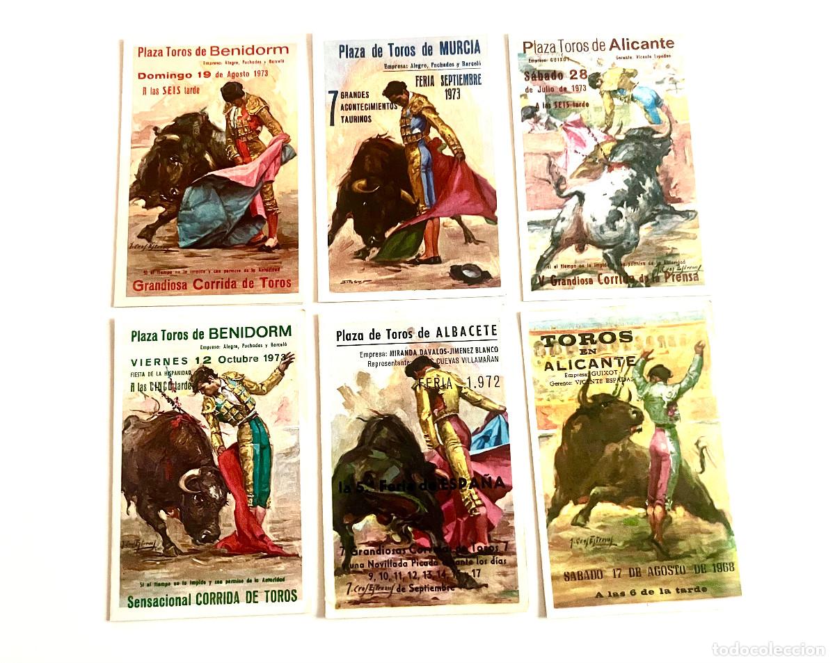 Tauromaquia: LOTE POSTALES Y PROGRAMAS TAURINOS - Foto 7