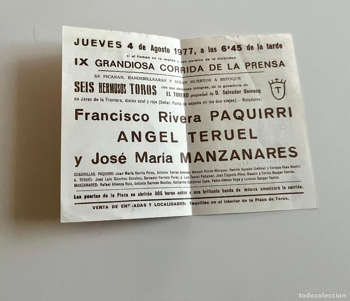 Tauromaquia: LOTE POSTALES Y PROGRAMAS TAURINOS - Foto 8