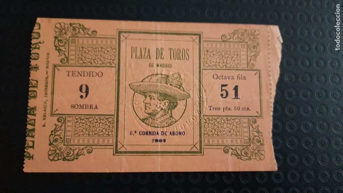 Tauromaquia: ENTRADA TOROS MADRID 1902 - Foto 1