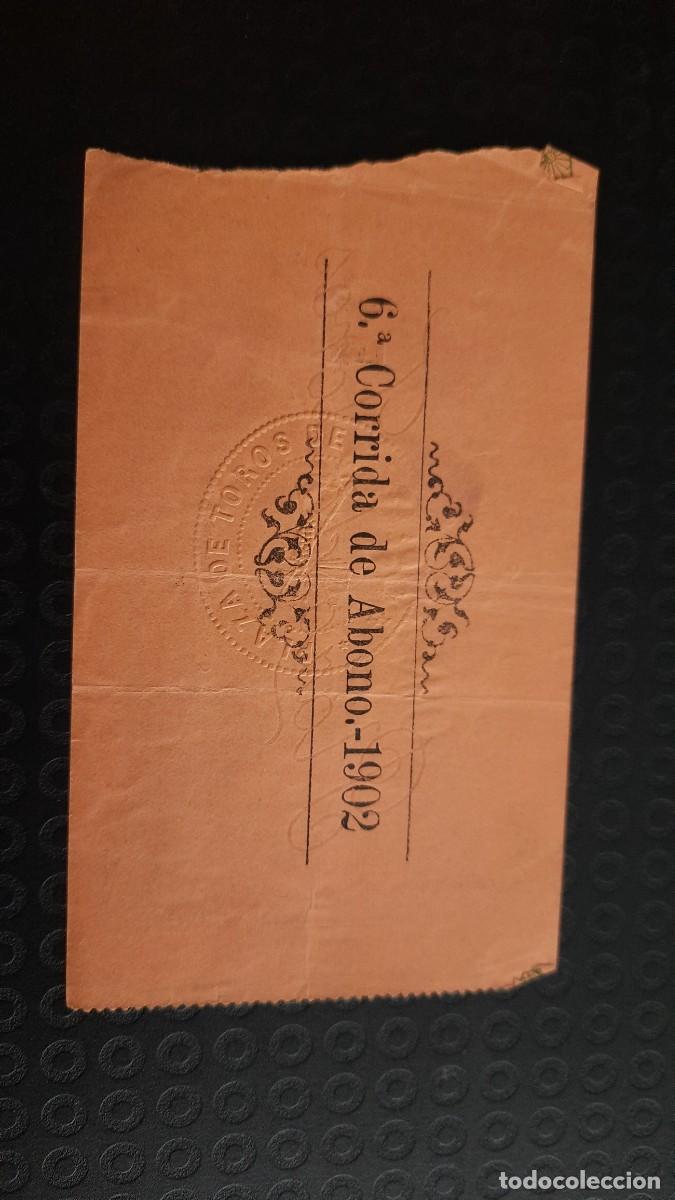 Tauromaquia: ENTRADA TOROS MADRID 1902 - Foto 2
