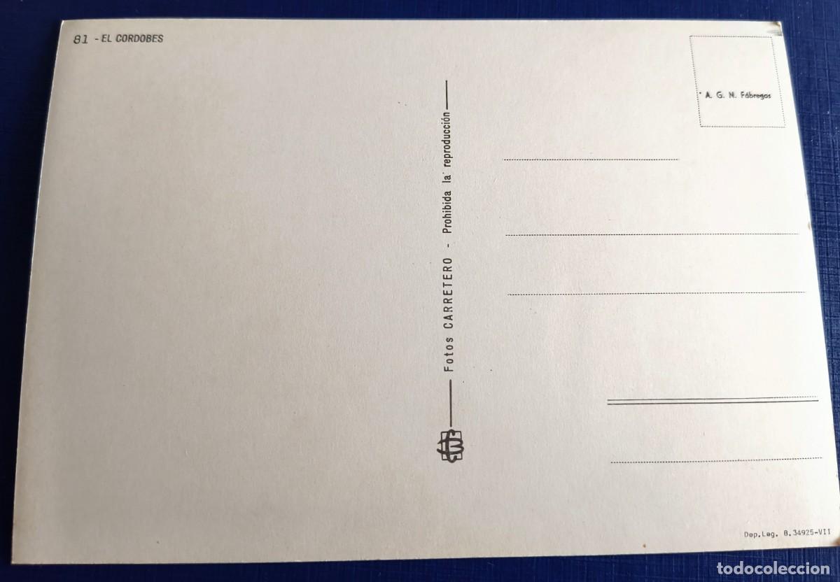 Tauromaquia: POSTAL DEL TORERO EL CORDOB&Eacute;S - SIN CIRCULAR - Foto 2