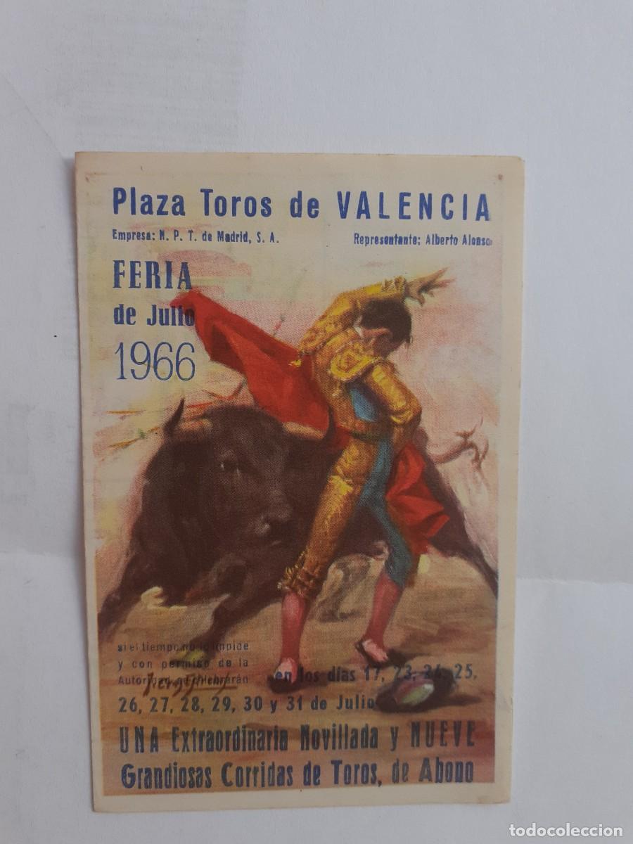 Tauromaquia: PROGRAMA DE MANO - PROGRAMA PLAZA DE TOROS DE VALENCIA A&Ntilde;O 1966 GRANDIOSAS CORRIDAS DE TOROS - Foto 1