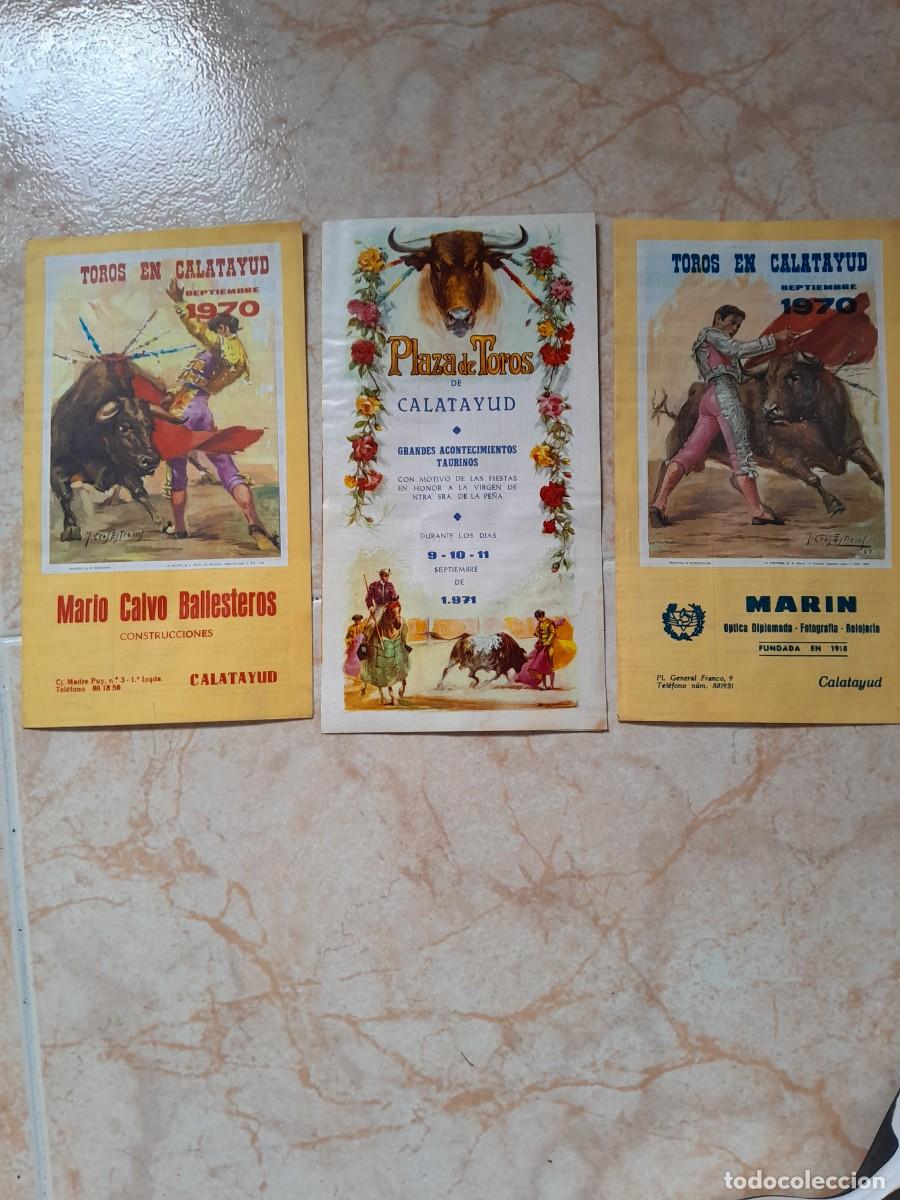 Tauromaquia: Programas de toros de Calatayud. - Foto 1