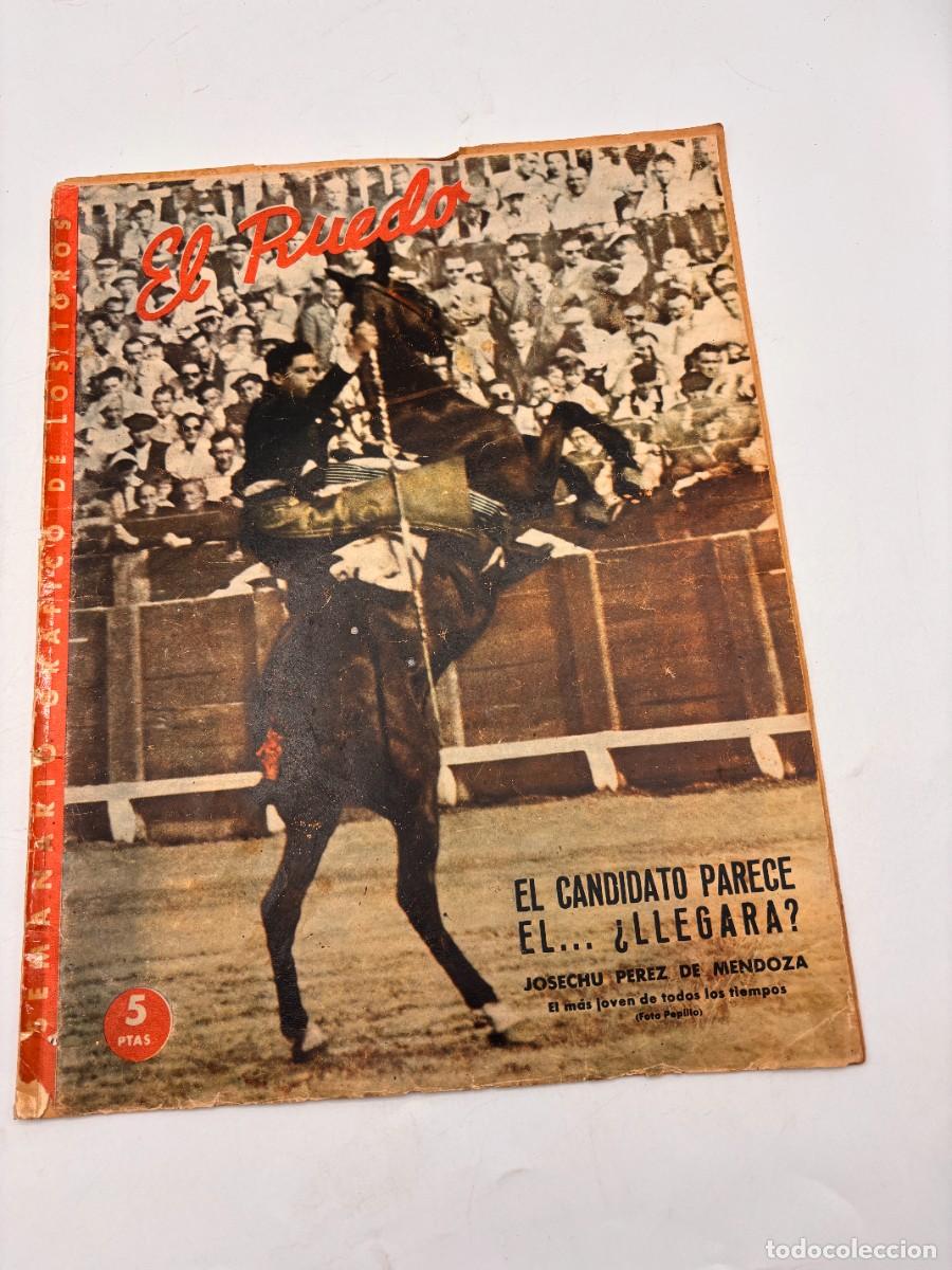 Tauromachie: REVISTA. EL RUEDO. N&ordm; 585. A&Ntilde;O 1955. JOSECHU PEREZ DE MENDOZA EL MAS JOVEN DE TODOS LOS TIEMPOS.LEER