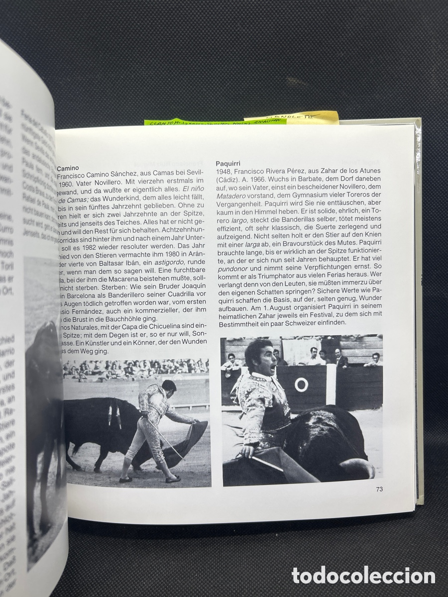 Tauromaquia: Corrida, Pierre Imhasly, 1982 en alem&aacute;n - Foto 3