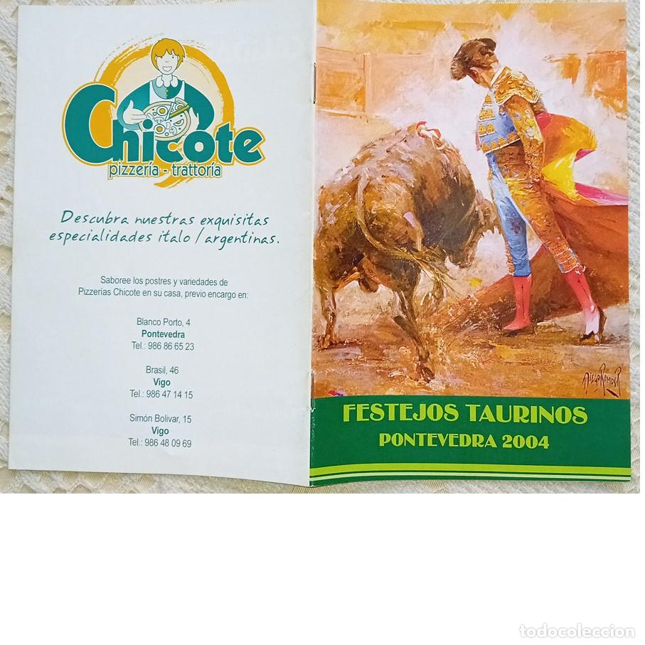 Tauromaquia: Programa Festejos Taurinos Pontevedra 2004. - Foto 1