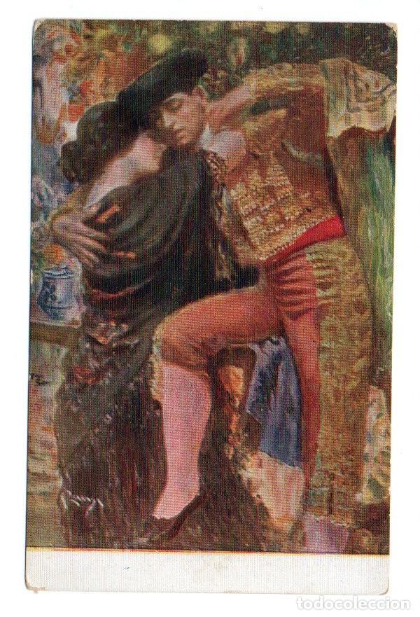 Tauromaquia: ANTIGUA POSTAL, N&ordm; 321 - FATIGAS. ANDRES LARRAGA. EDICIONES VICTORIA. EDIT. N. COLL SALIETI. S/C.
