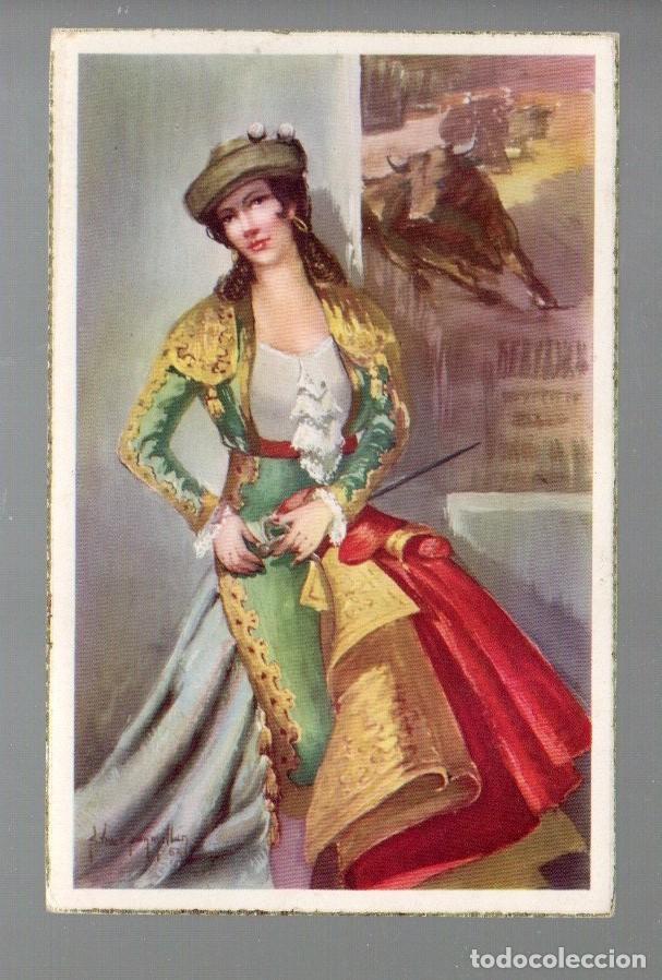 Bullfighting: ANTIGUA POSTAL, C. Y Z. 555/A - N&ordm;. 1. ILUSTRADA PO VIVAR SANMILLAN. SIN CIRCULAR.