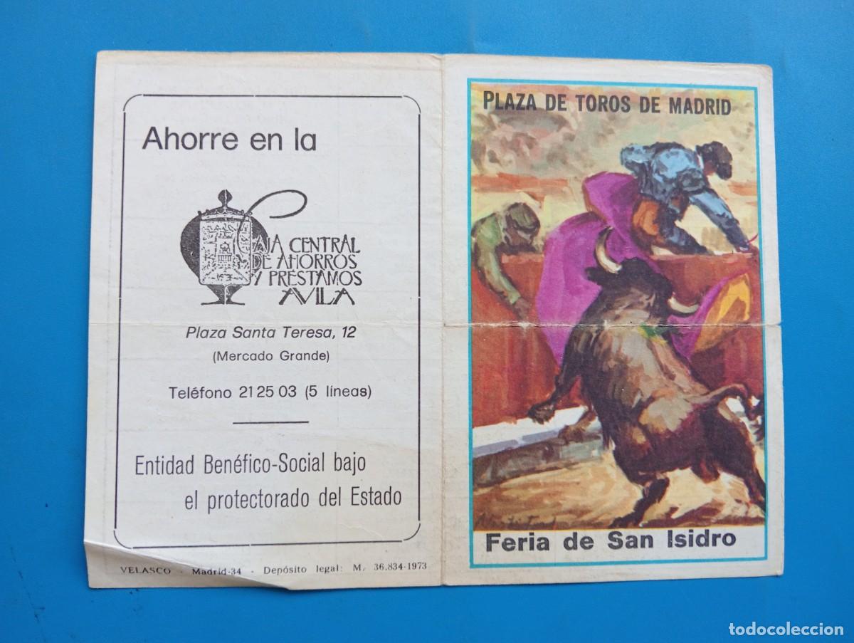 Stierkampf: PROGRAMA DE TOROS. MADRID. GANADERIA TORRESTRELLA. ANGEL TERUEL. MANZANARES. VIDRIE. MOURA. GALAN.