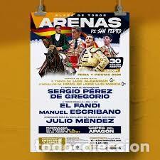 Tauromachie: Cartel Manuel Escribano, El Fandi, Perez De Gregorio - Arenas De San pedro - Avila - 2025