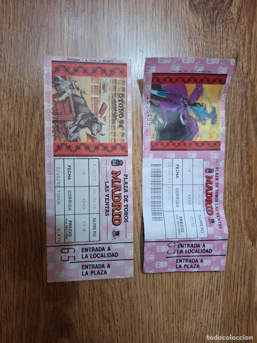 Tauromaquia: ENTRADAS DE TOROS ANTIGUAS - Foto 1