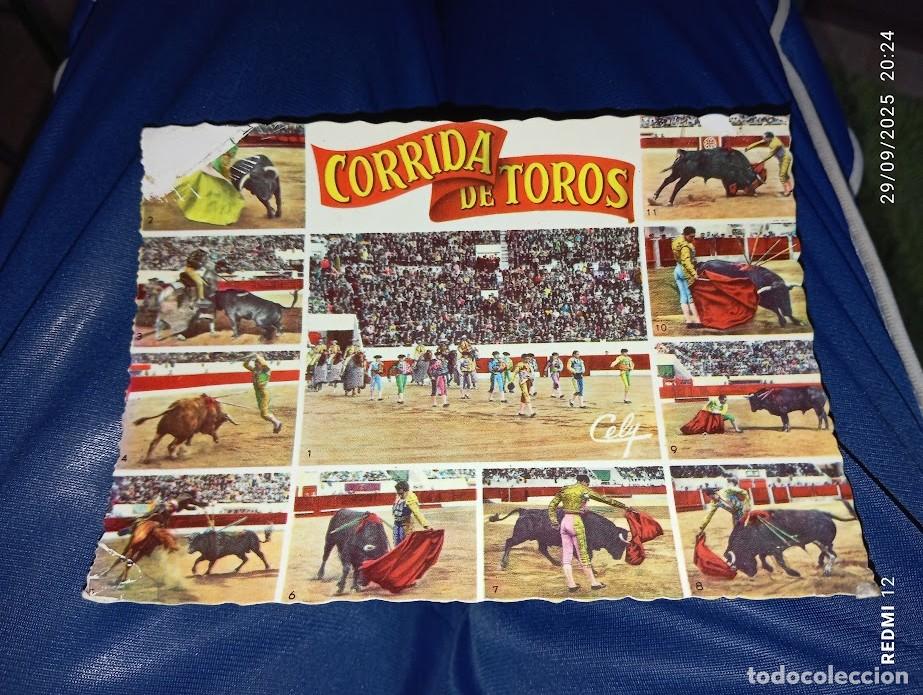 Tauromaquia: POSTAL CORRIDA DE TOROS EDITADA EN FRANCIA - Foto 1