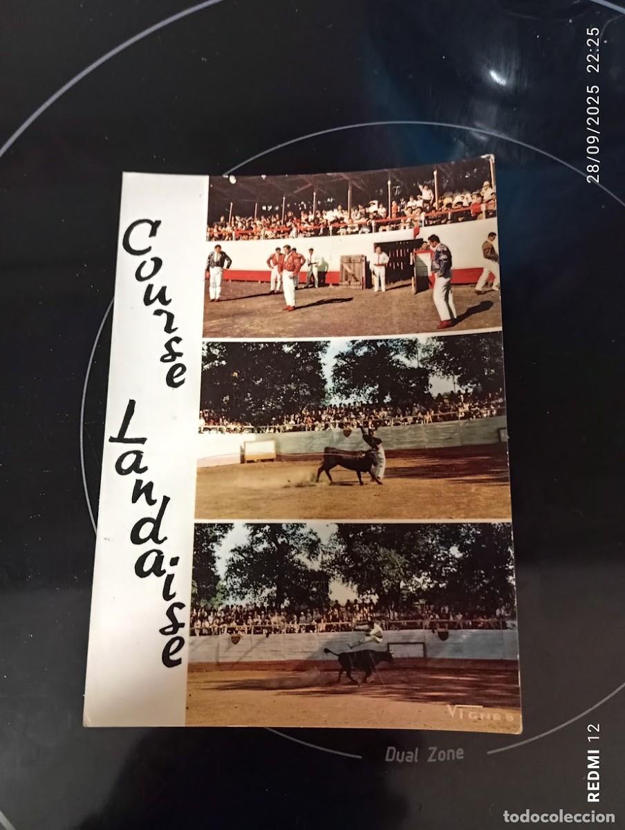 Tauromaquia: POSTAL COURSE LANDAISE TOROS - Foto 1