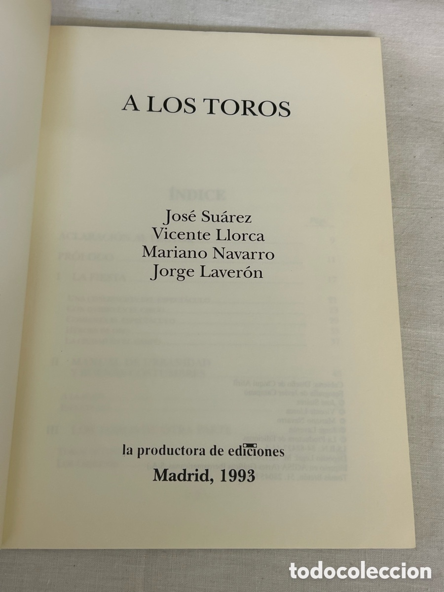 Tauromaquia: A los toros 1993 Madrid - Foto 2