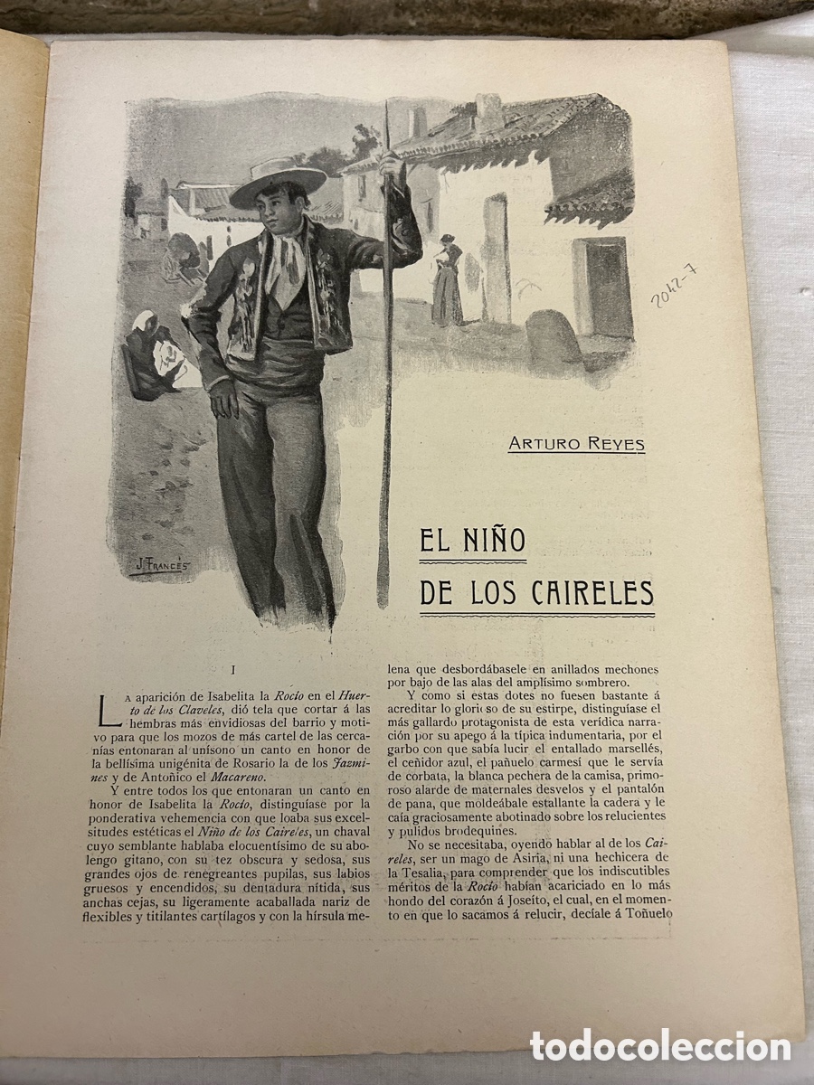 Tauromaquia: 1908 El cuento semanal. El ni&ntilde;o de los Caireles - Foto 2