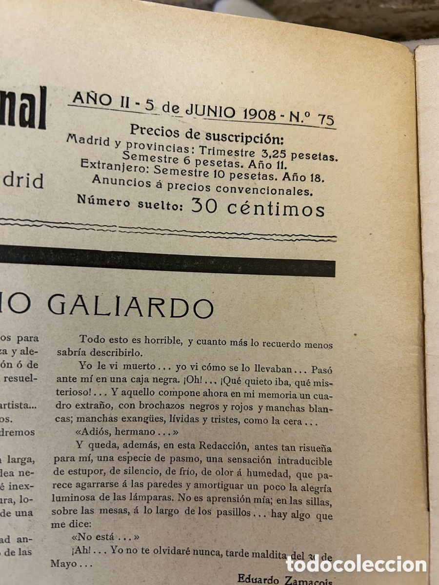 Tauromaquia: 1908 El cuento semanal. El ni&ntilde;o de los Caireles - Foto 3
