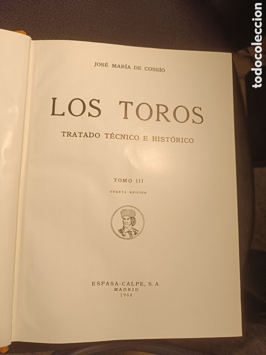 Tauromaquia: Los Toros - Cossio (Cuarta Edici&oacute;n) 4 Tomos - Foto 2