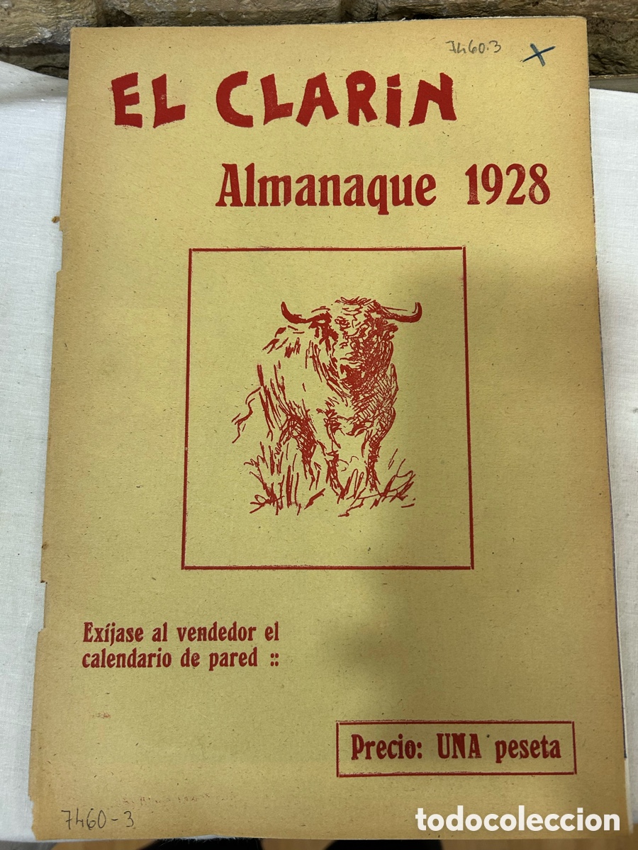 Tauromaquia: Almanaque El Clar&iacute;n 1928 - Foto 1