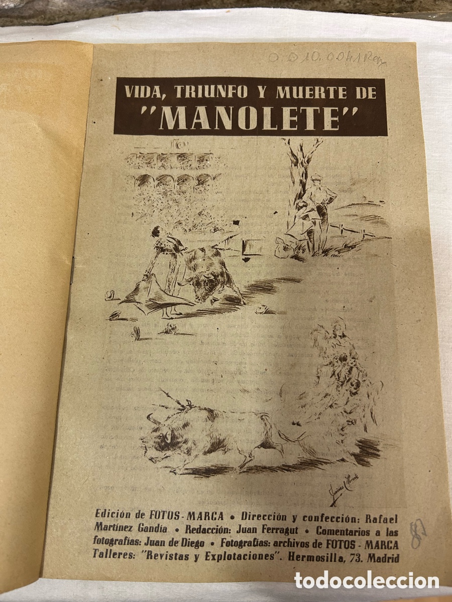 Tauromaquia: Vida triunfo y muerte Manolete - Foto 2