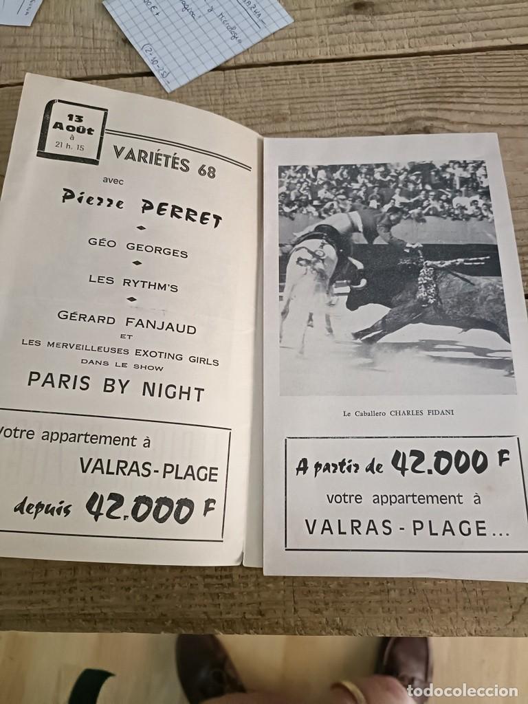 Tauromaquia: BEZIERS, FRANCIA, 1967, PROGRAMA CORRIDAS DE TOROS, RARO - Foto 2