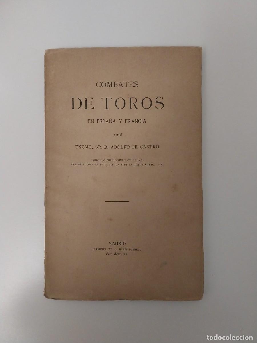 Tauromaquia: Libro combates de toros en Espa&ntilde;a y Francia - Foto 1