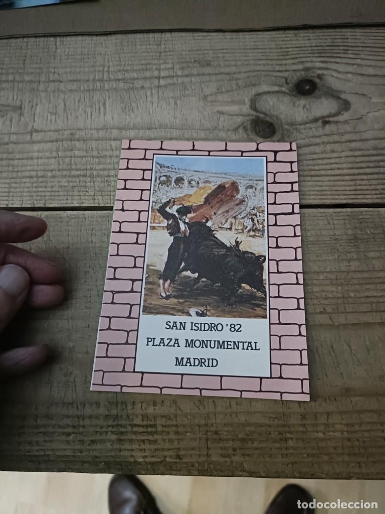 Tauromaquia: MADRID, Programa mano San Isidro 1982 - Foto 1