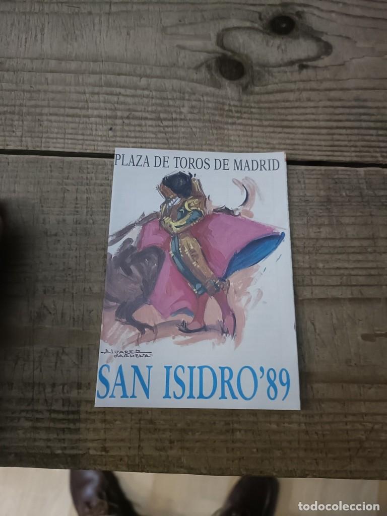 Tauromaquia: MADRID, Programa mano San Isidro 1989 - Foto 1
