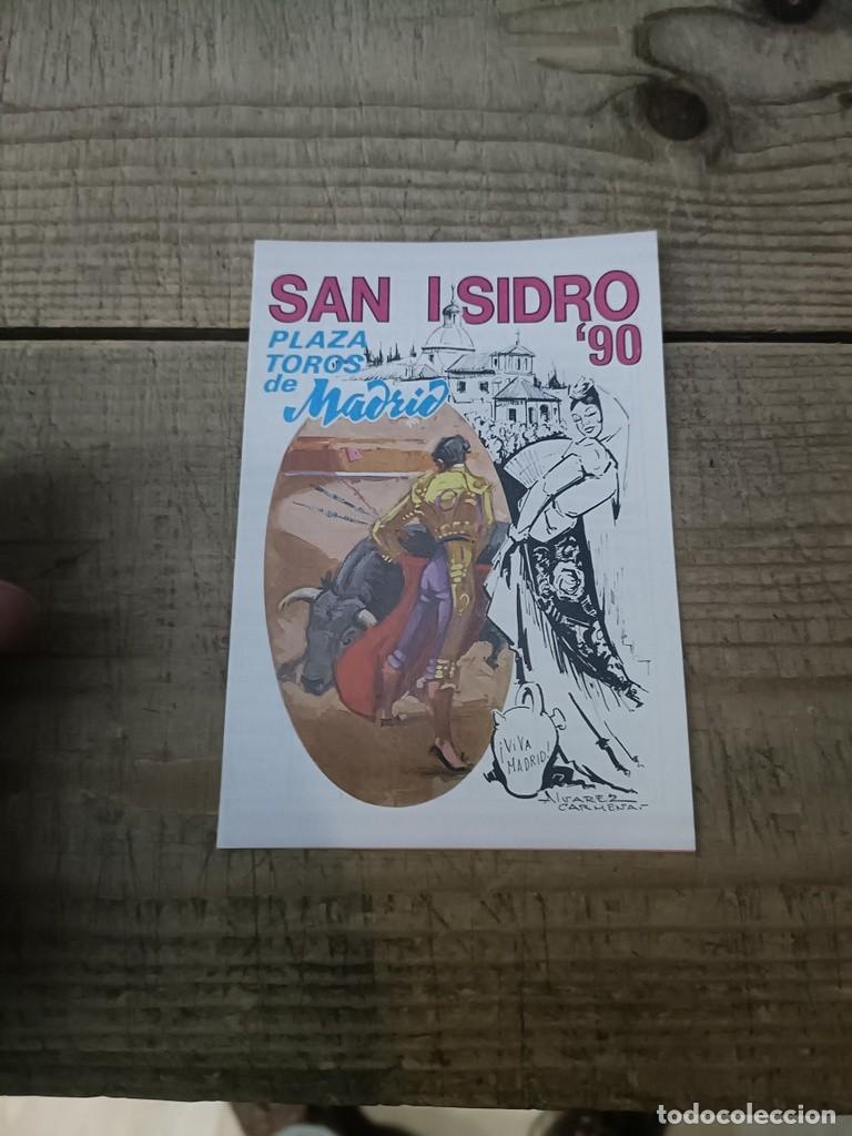 Tauromaquia: MADRID, Programa mano San Isidro 1990 - Foto 1