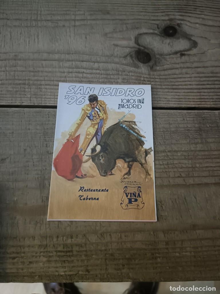 Tauromaquia: ,MADRID, PROGRAMA DE MANO SAN ISIDRO 1996 - Foto 1