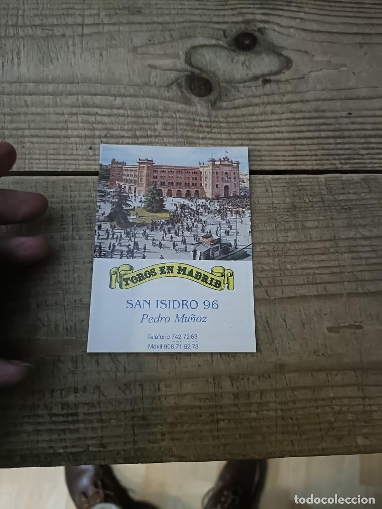 Tauromaquia: ,MADRID, PROGRAMA DE MANO SAN ISIDRO 1996 - Foto 1