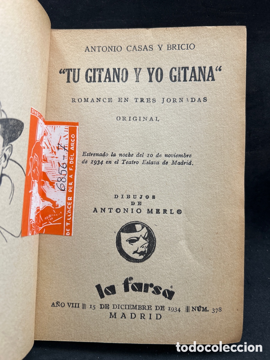 Tauromaquia: 1934 tu gitano y jo gitana, La farsa - Foto 2