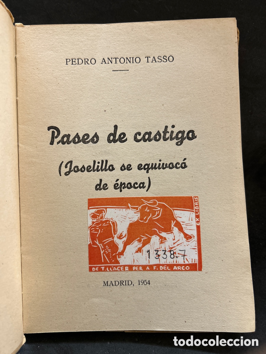 Tauromaquia: Pases de Castigo 1954 - Foto 2
