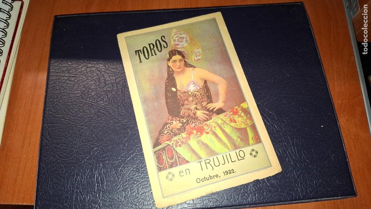 Tauromaquia: Programa taurino, plaza de toros en trujillo, 1932 - Foto 1