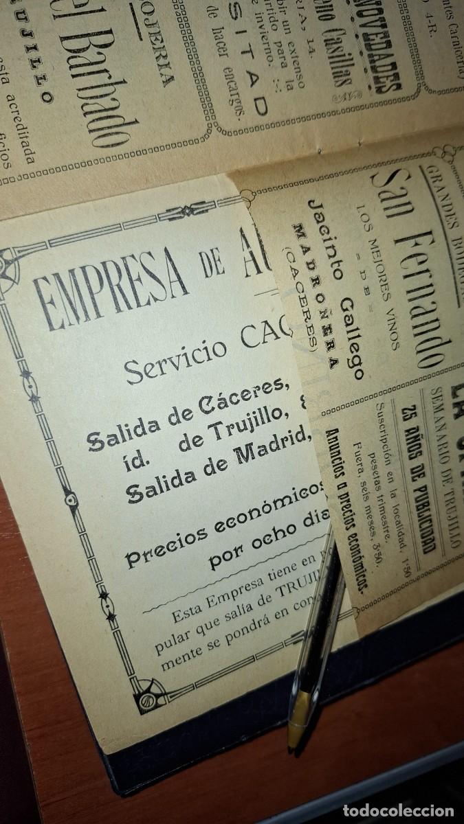 Tauromaquia: Programa taurino, plaza de toros en trujillo, 1932 - Foto 3