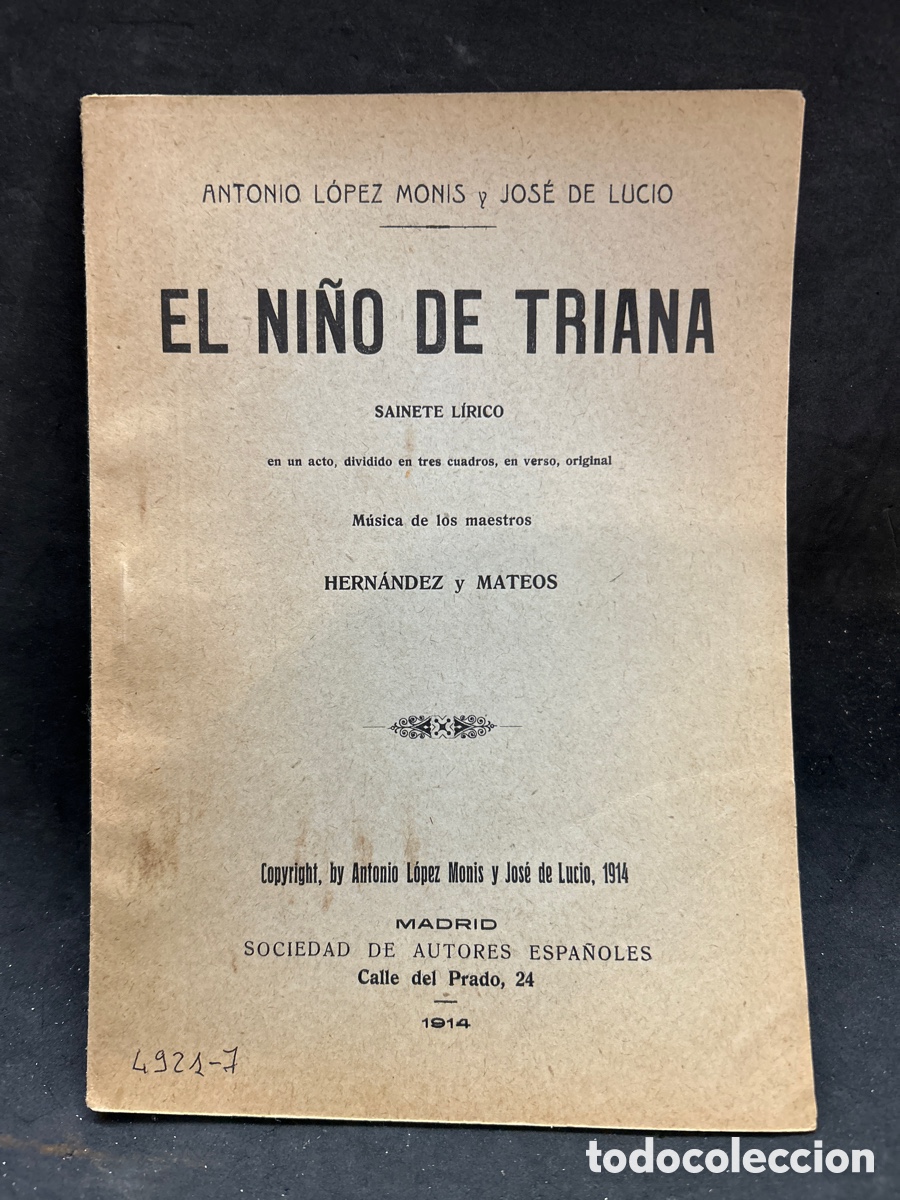 Tauromaquia: 1914 el ni&ntilde;o de Triana - Foto 1