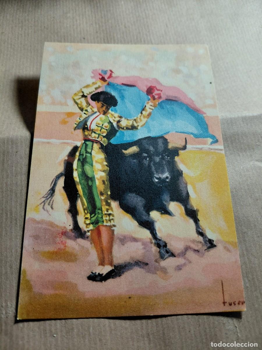 Tauromaquia: TOROS - ANTIGUA POSTAL FAROL - Foto 1