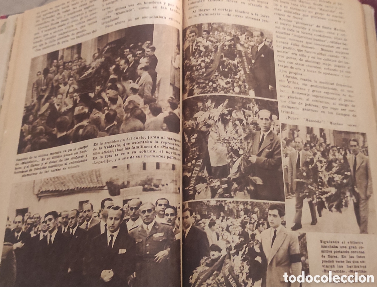 Tauromaquia: Libro sobre Manolete a&ntilde;os 40 - Foto 11