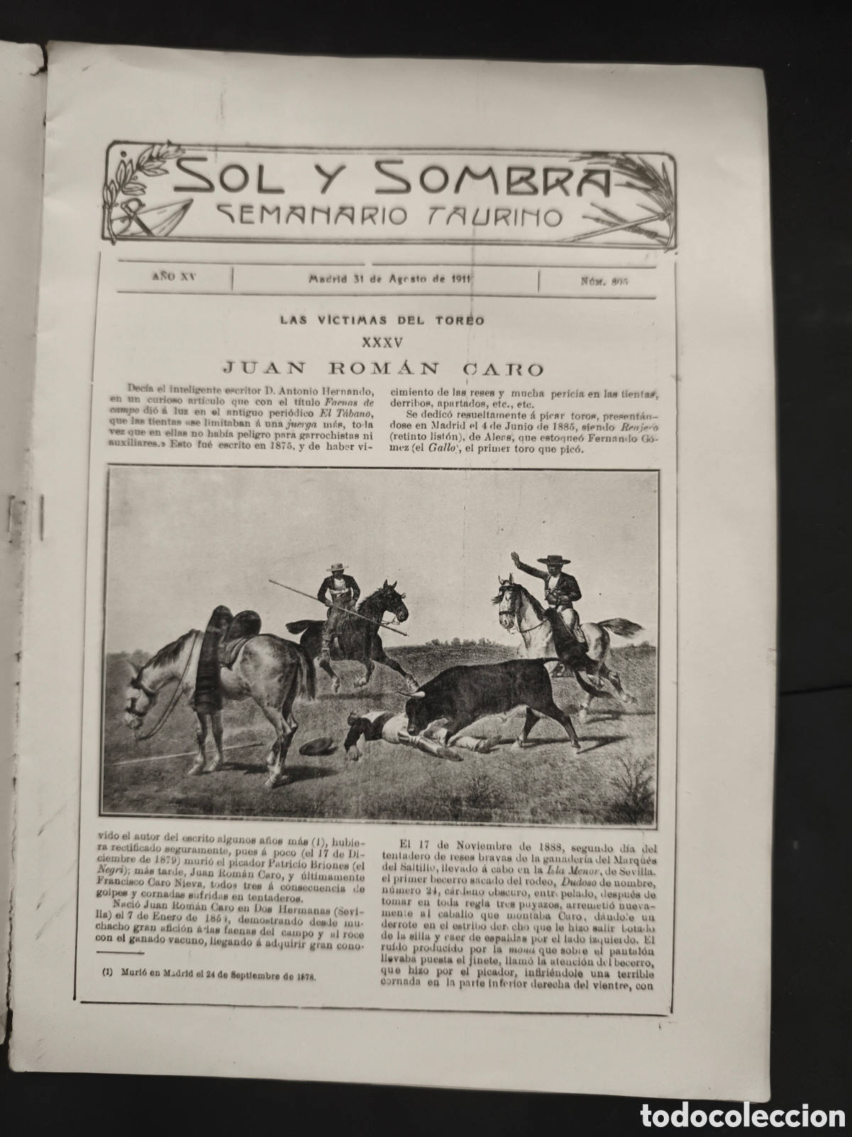 Tauromaquia: Sol y sombra 191, N.805 - Foto 2